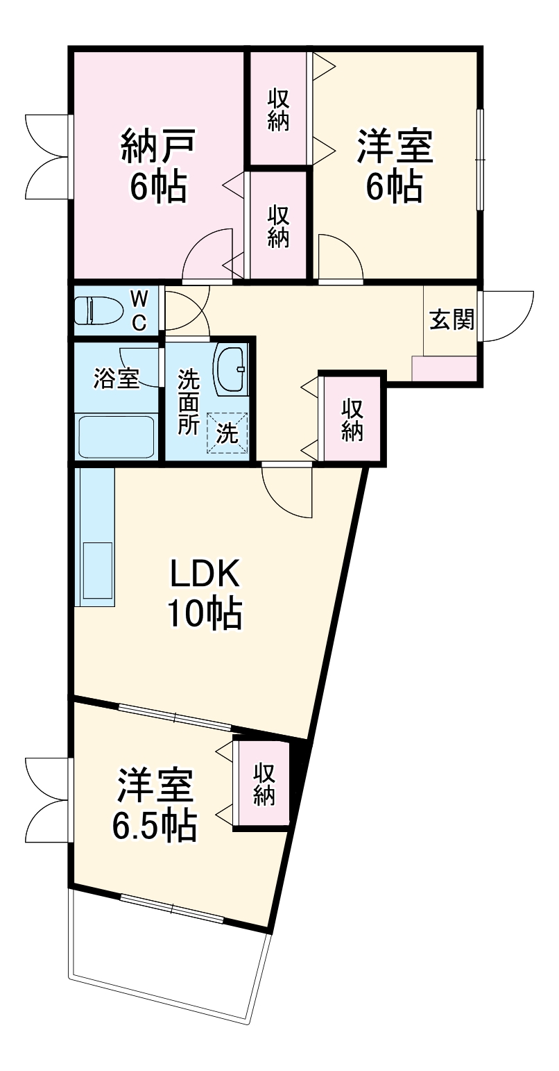 コルティーレの間取り