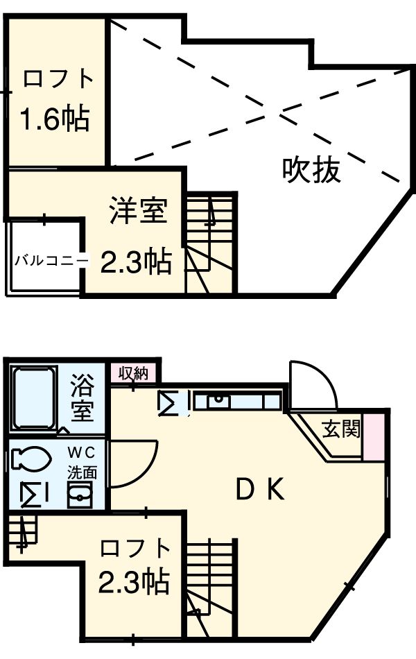 Maison Blancheの間取り