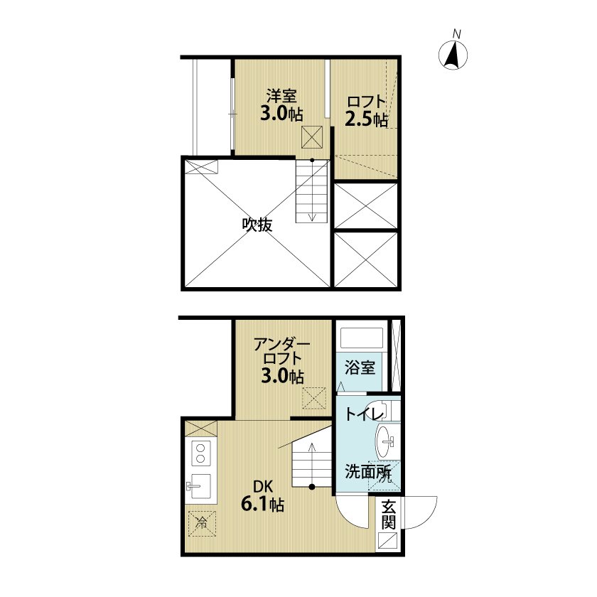 セジョリシュシュの間取り
