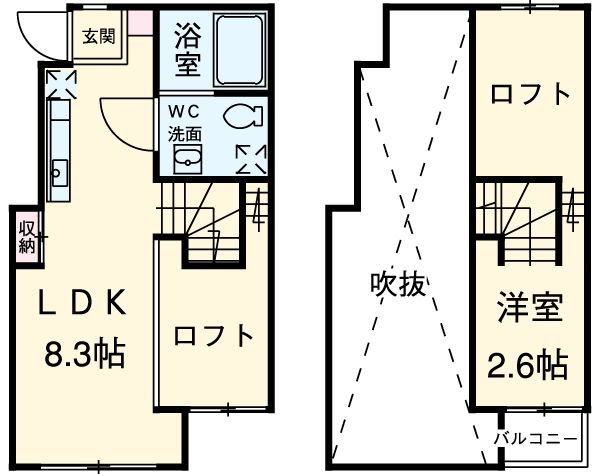 Maison Blancheの間取り