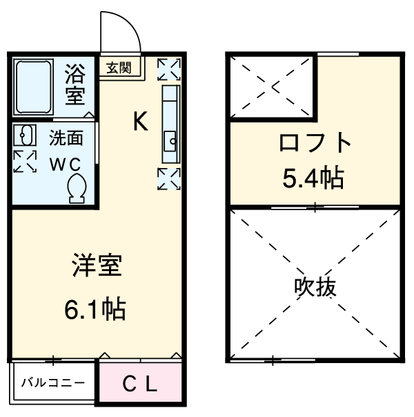 ホワイトアゲートの間取り