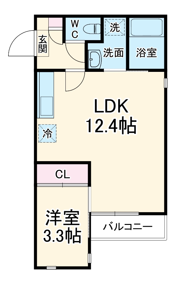 Grandtic中村区役所の間取り