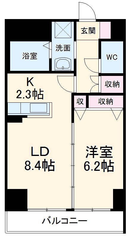 プランドールナカムラの間取り