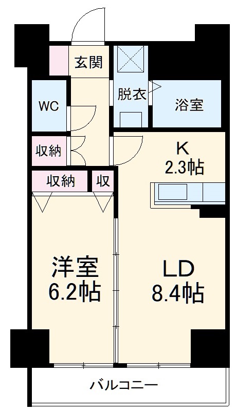 プランドールナカムラの間取り