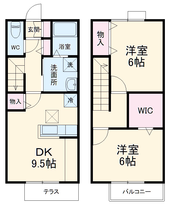 Royal Garden 400&16 Dの間取り