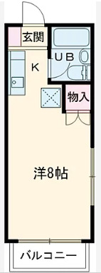 堀切の完工年月(1991年2月)築の賃貸アパートの間取り