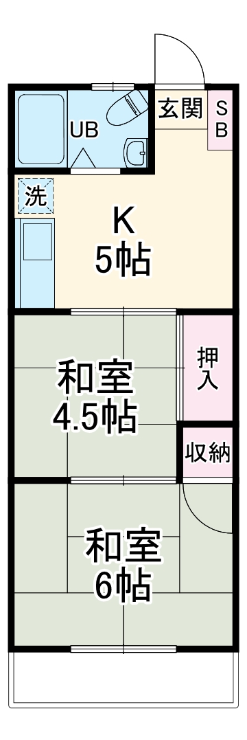 ハイツ未来の間取り