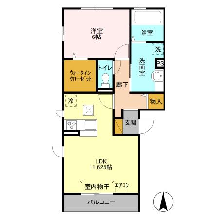 Verde A棟の間取り