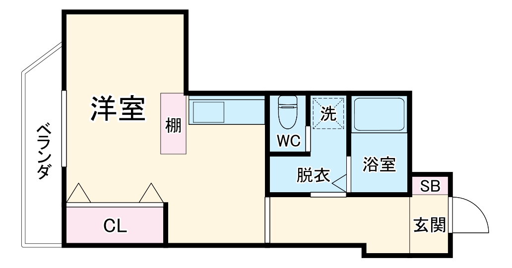 サンライズ ソブエの間取り
