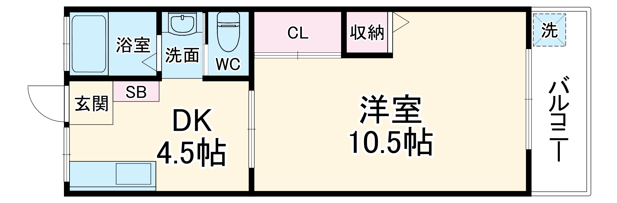 コーポ光の間取り