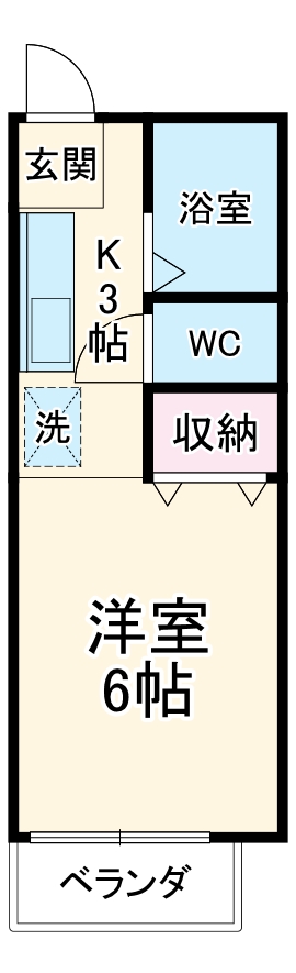 コーポラスしぶやの間取り