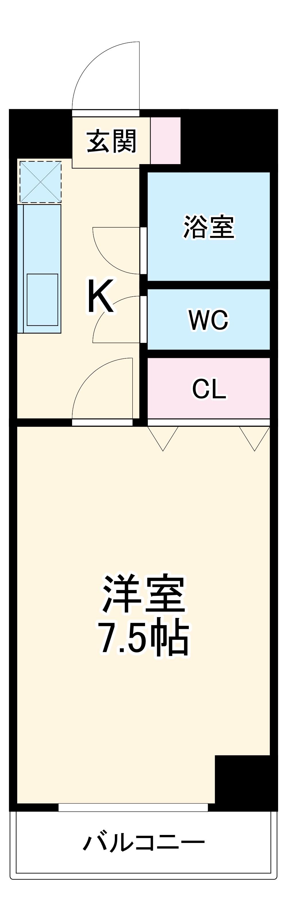 アーバンビル早川の間取り
