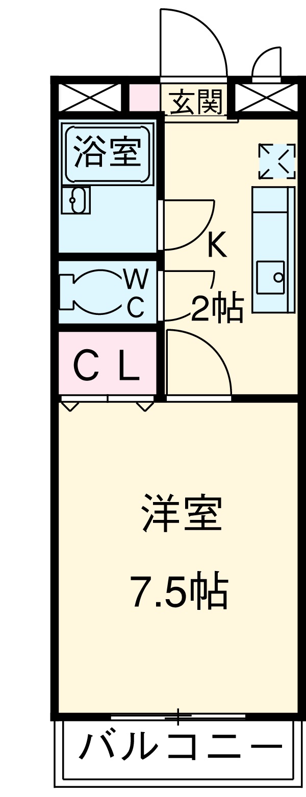 アーバンビル早川の間取り