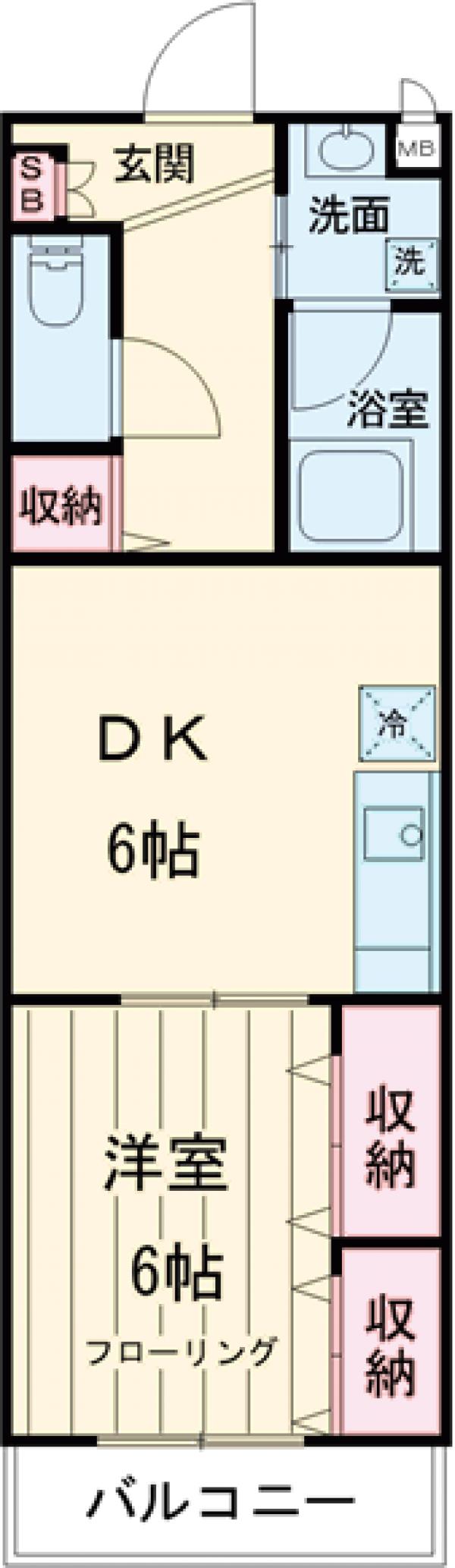 サニーコート東綾瀬の間取り