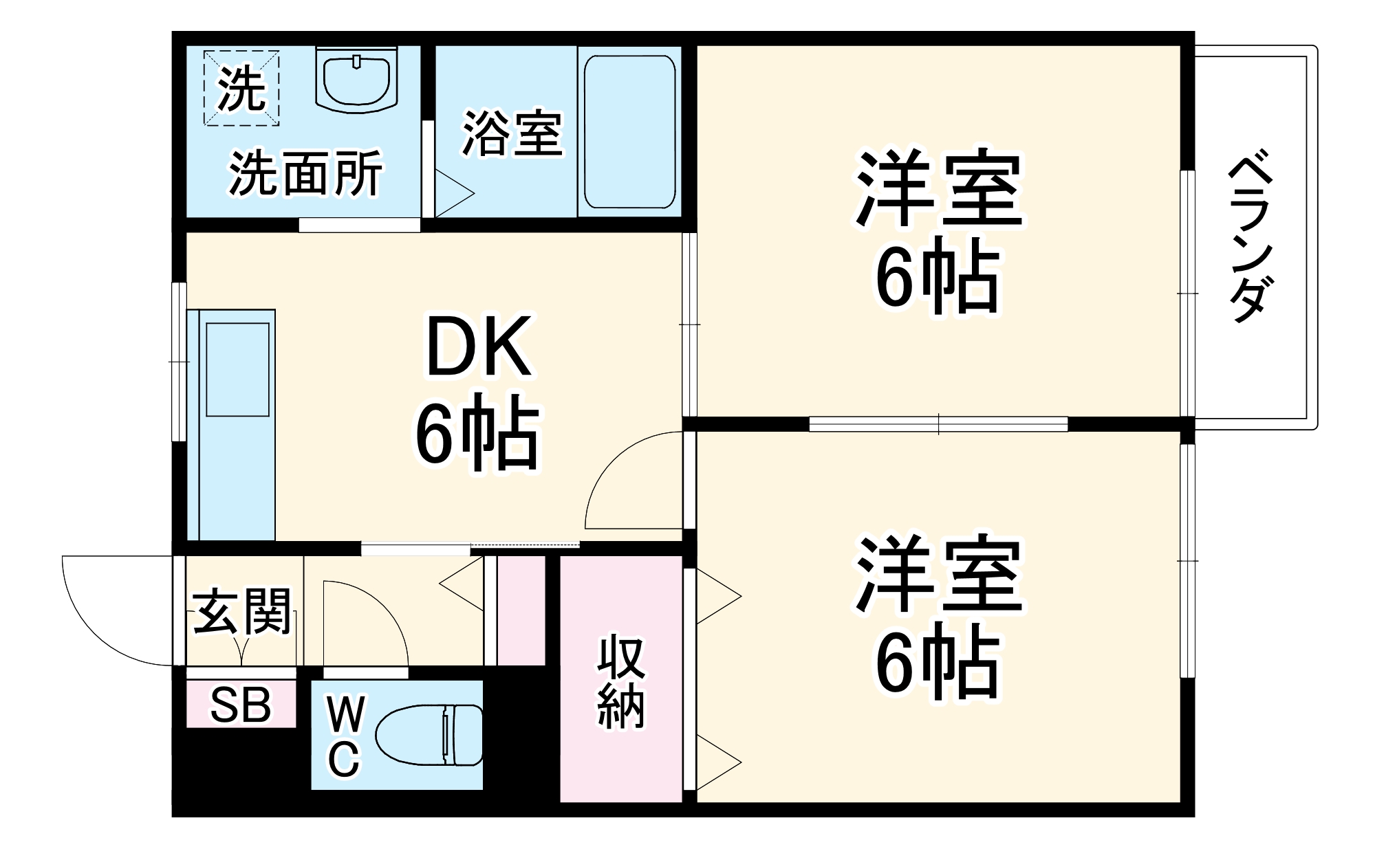 コーポMTの間取り