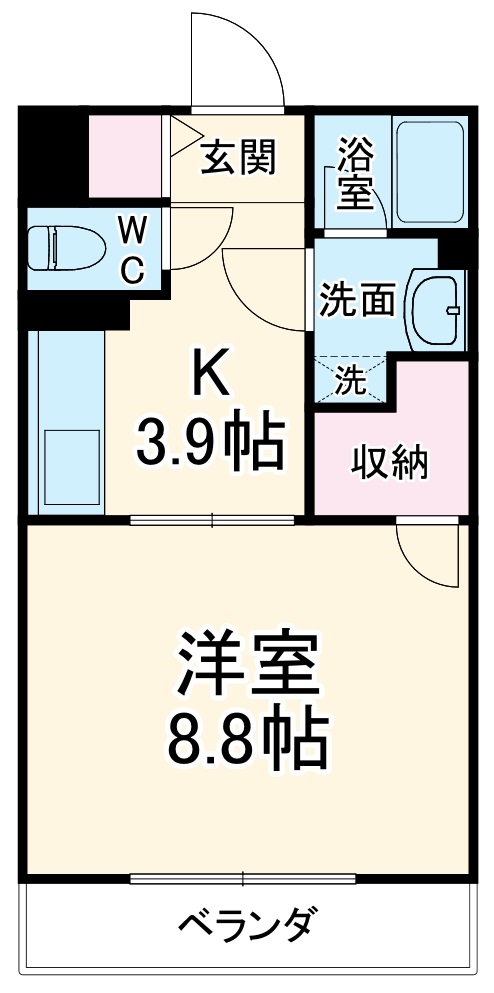 ベルコリーヌⅡの間取り