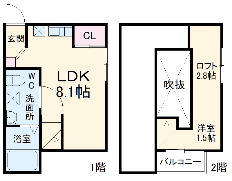 RadIAnce大和田の間取り