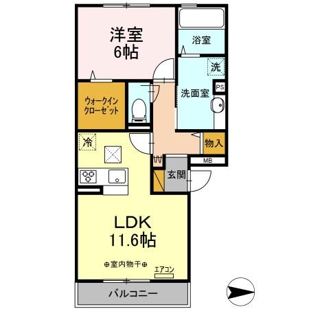 ブリランテ Bの間取り