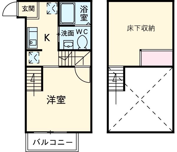 ネオコーポ内田橋の間取り