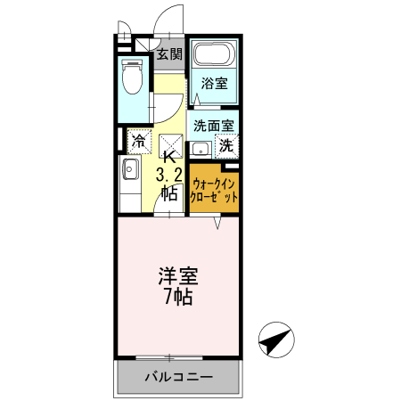 フレシアの間取り