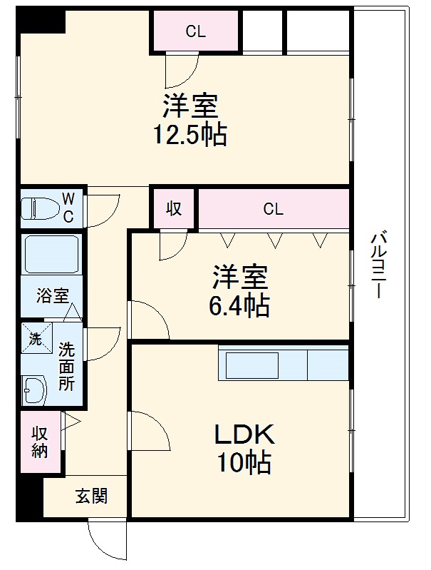 ラフィネ高峯の間取り