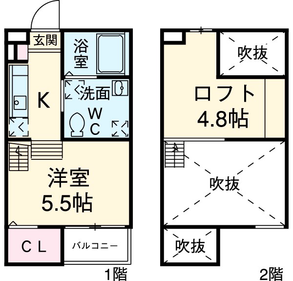 LA TACHE Ⅱの間取り