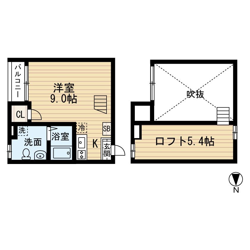 ピストハッタの間取り