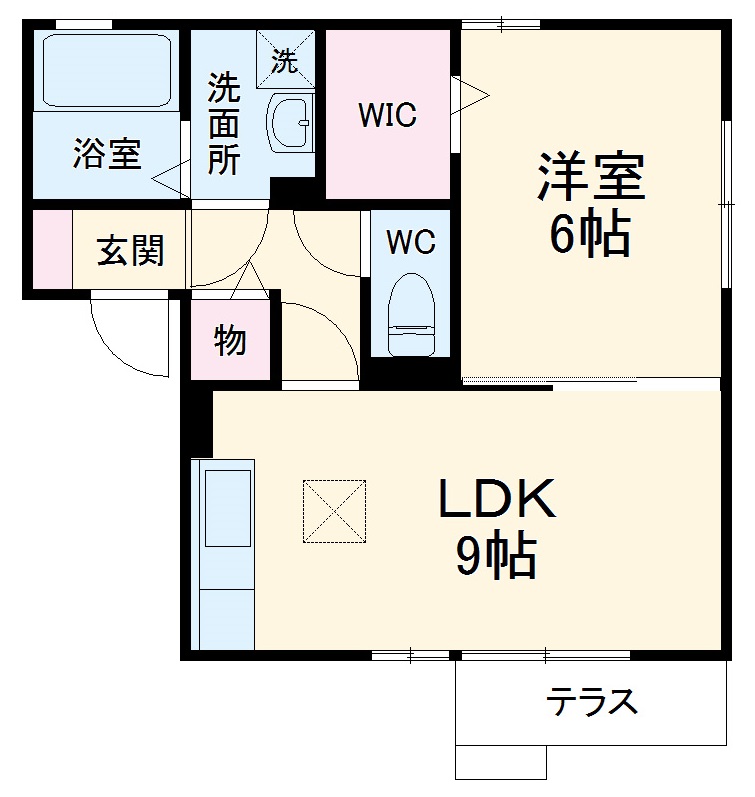 カラコレスの間取り