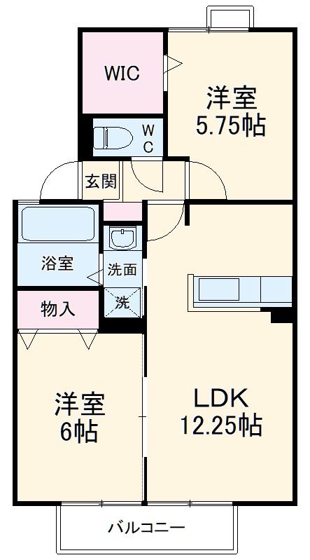 セジュール山幸の間取り