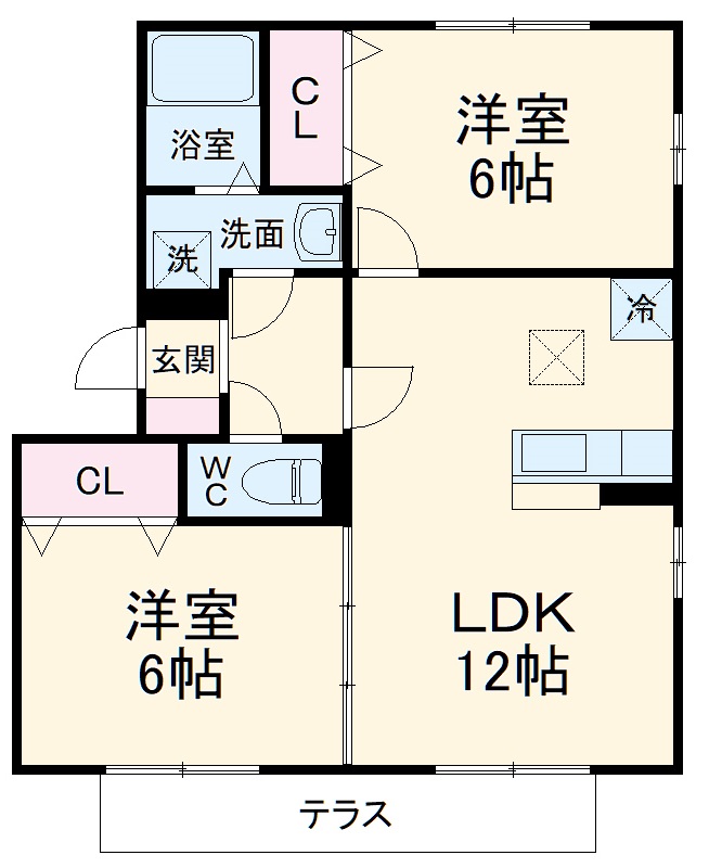 フェリス 源氏の間取り