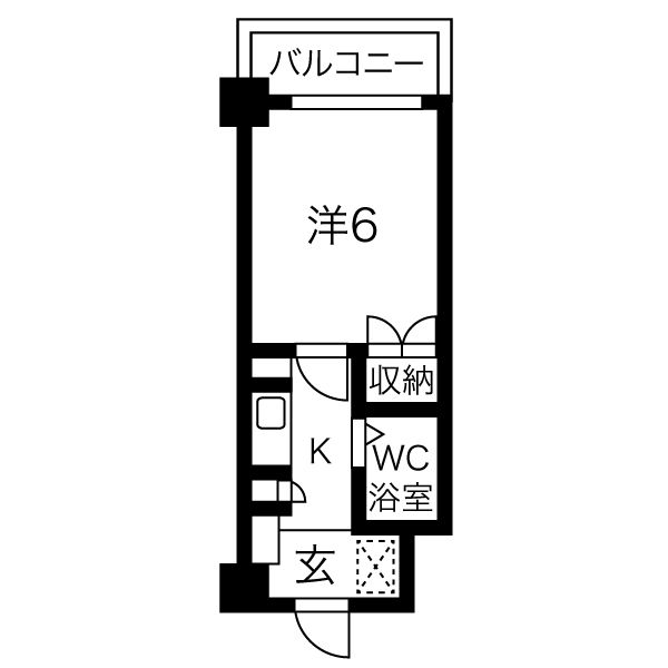 CASA NOAH名古屋Iの間取り