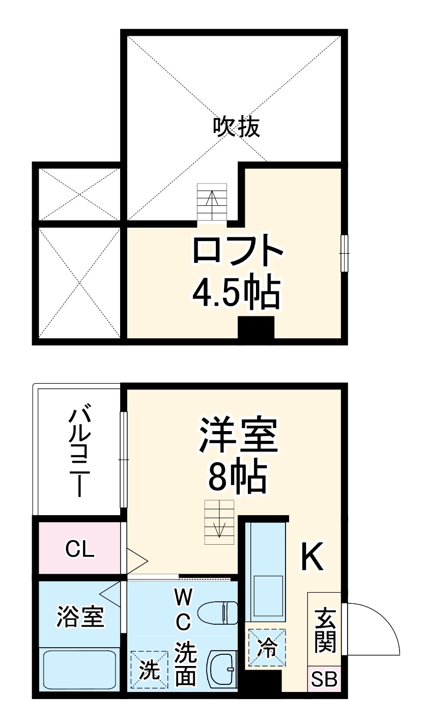エミアス熱田の間取り