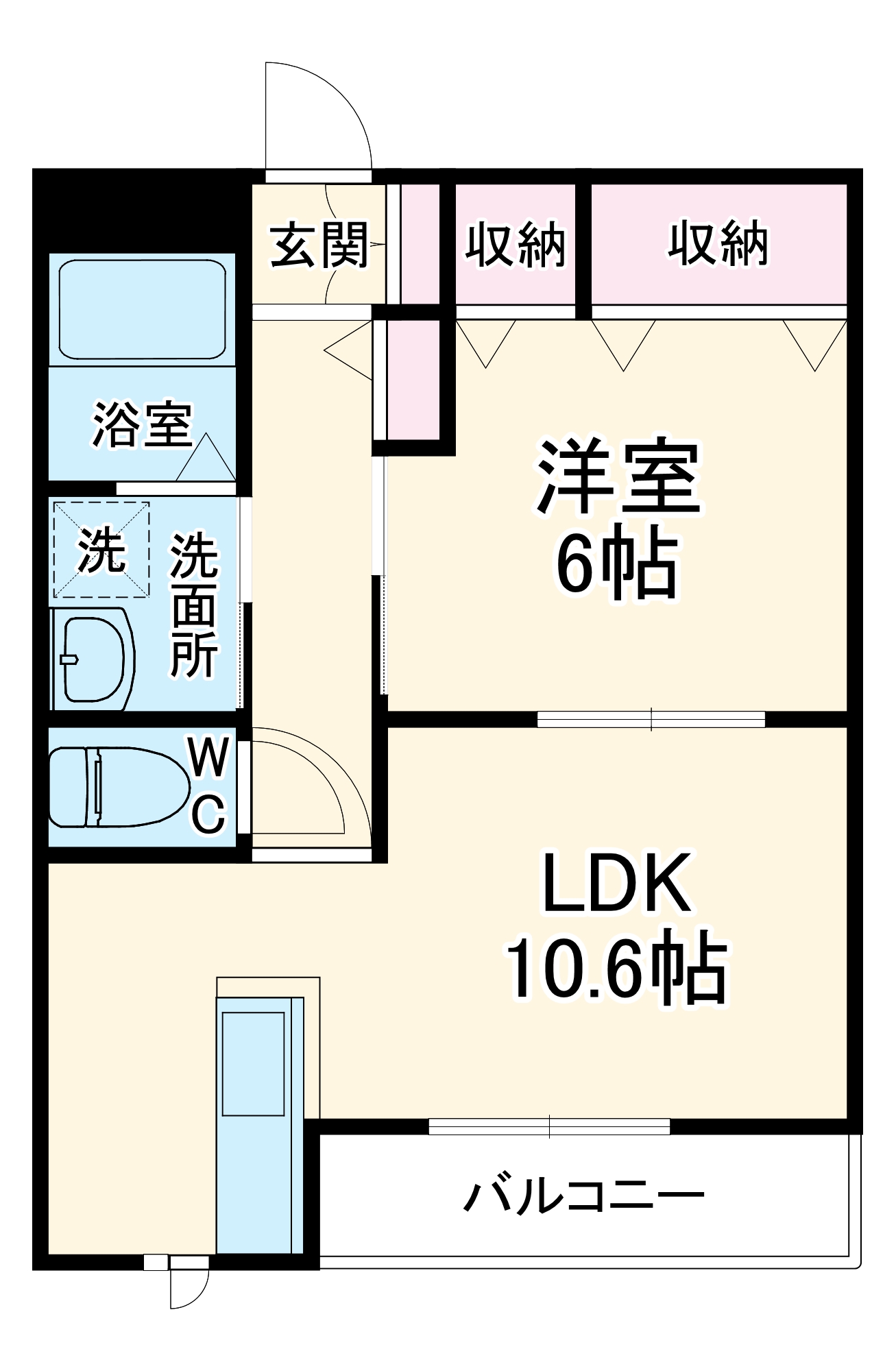 グリーンヒル橋本Fの間取り