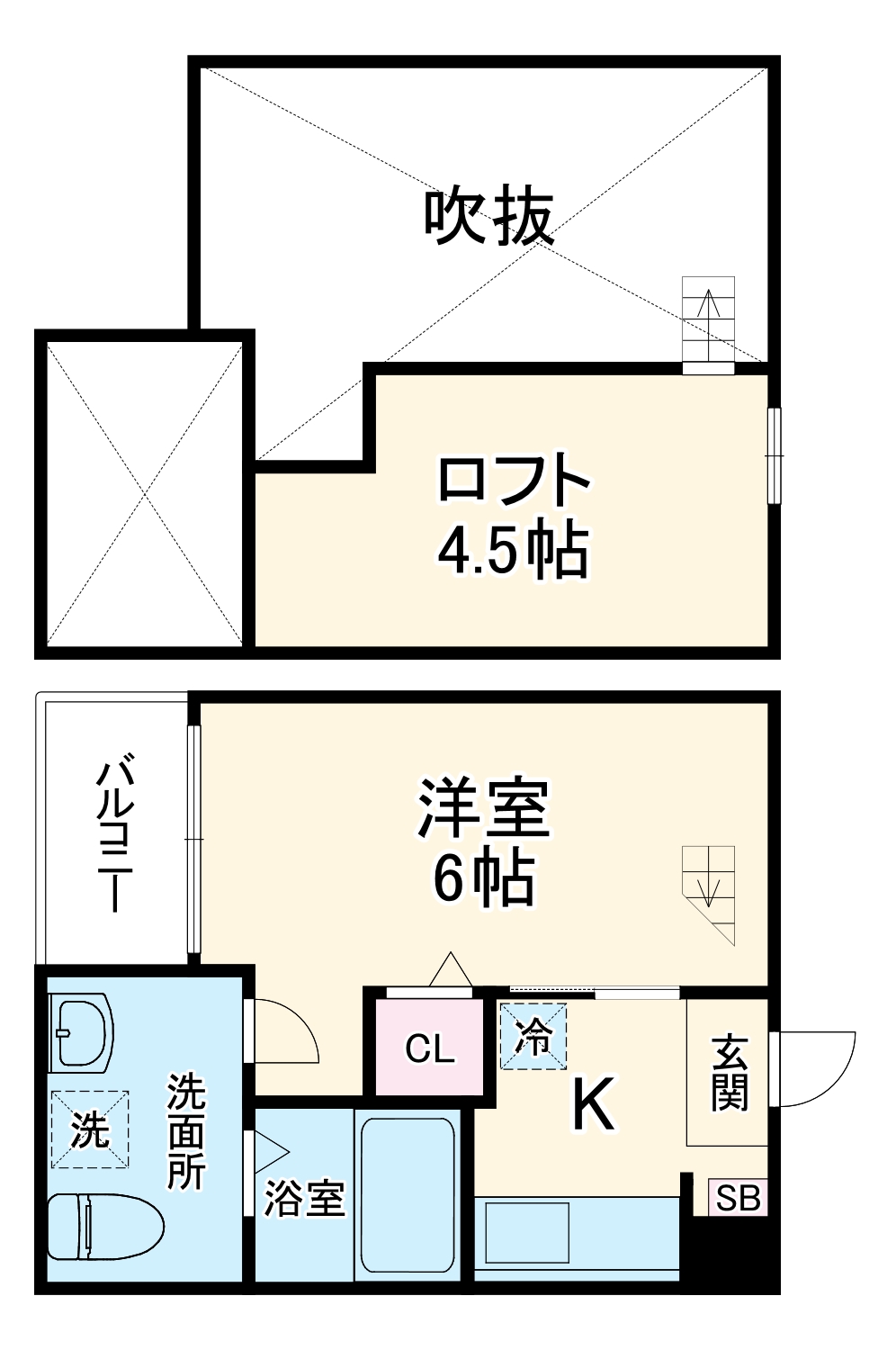 BeaverCreekの間取り
