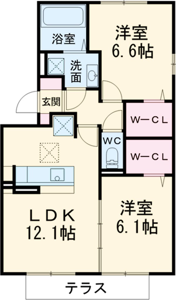 フェリーチェの間取り