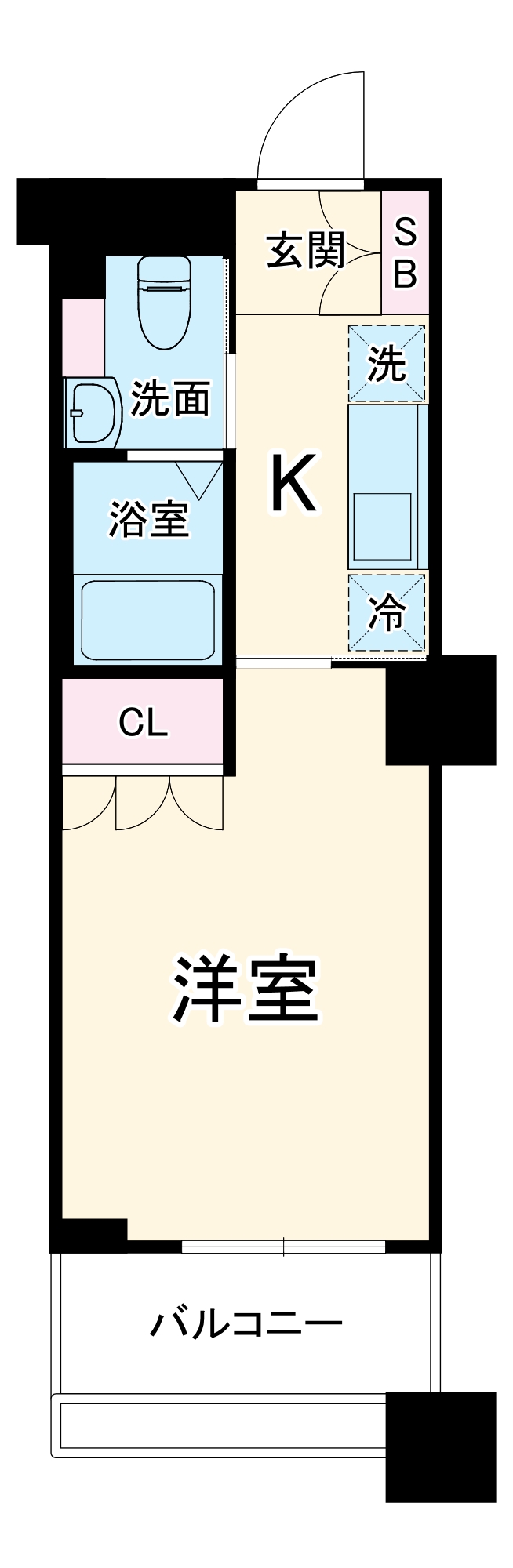 パークアクシス名駅南の間取り