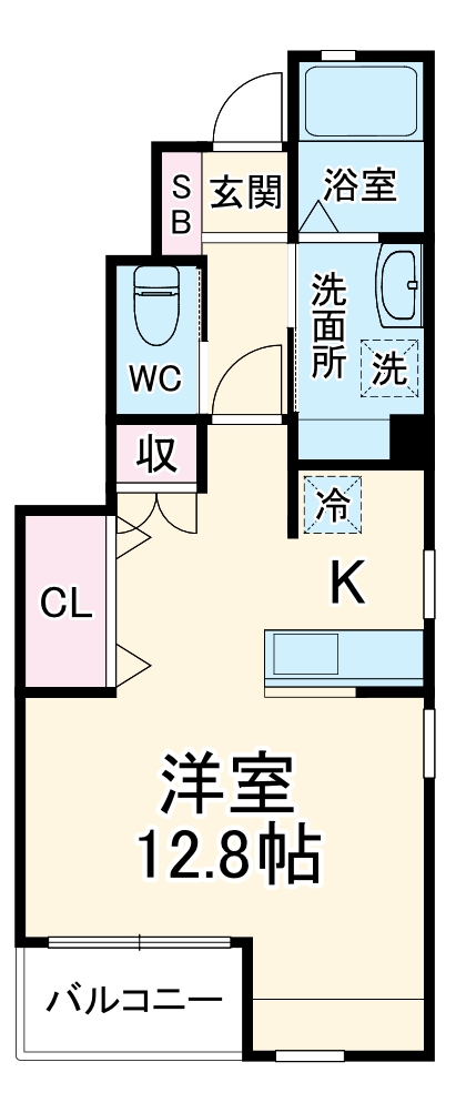 ブリランテ参番館の間取り