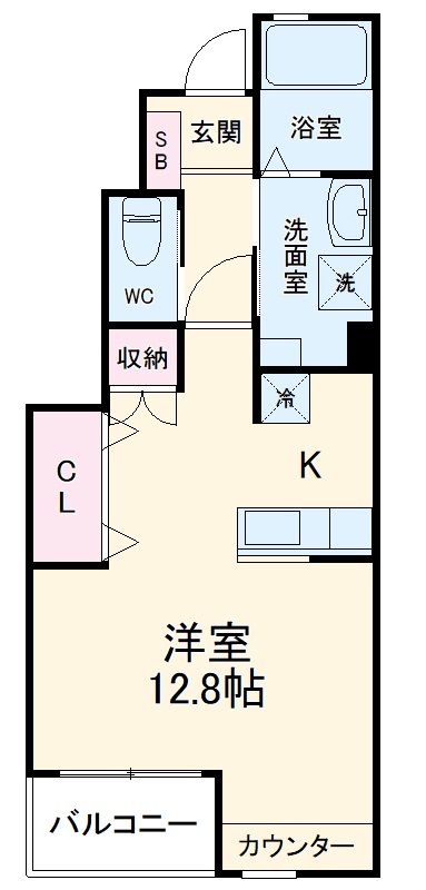 ブリランテ参番館の間取り