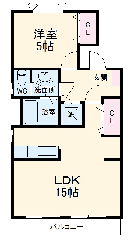 コーポ光荘の間取り