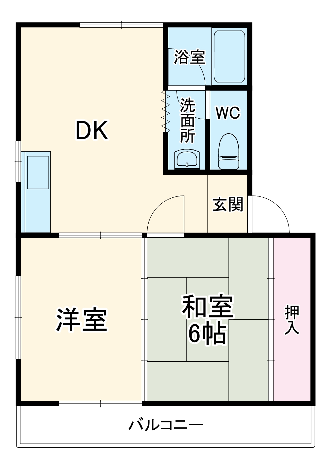 キャトルセゾン高村の間取り