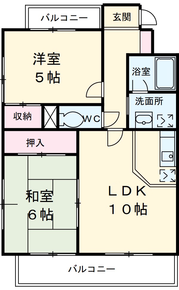 グランドステイタス八田の間取り
