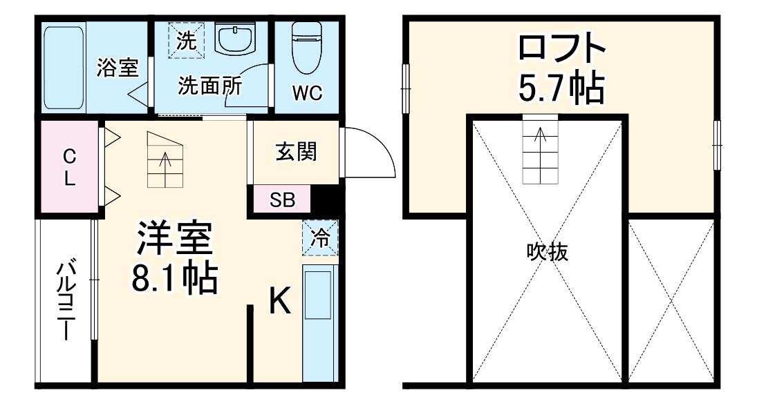 Astor Placeの間取り