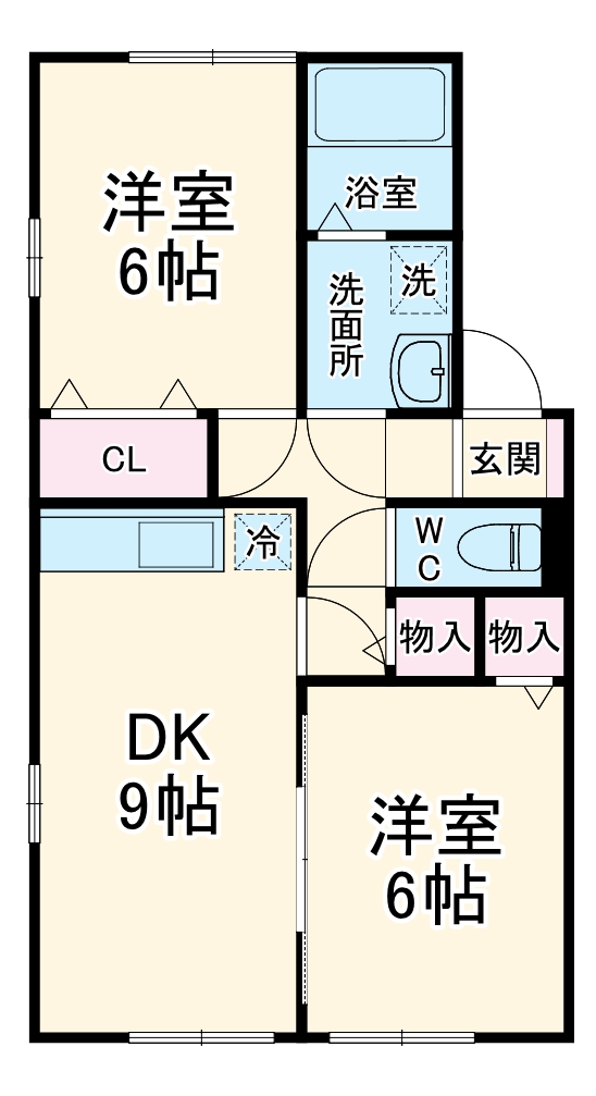 アルモニコ A棟の間取り