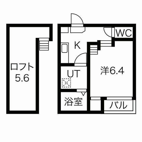 プランドール東海通の間取り