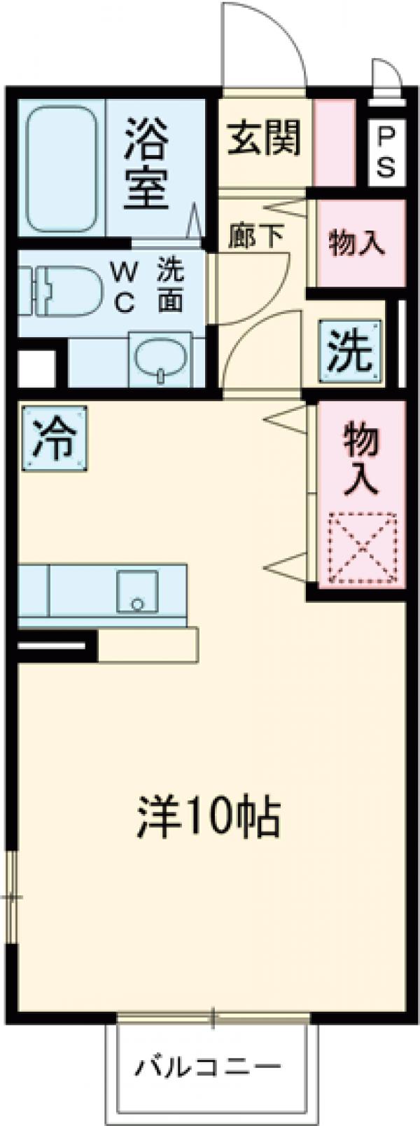 セジュールコト Aの間取り