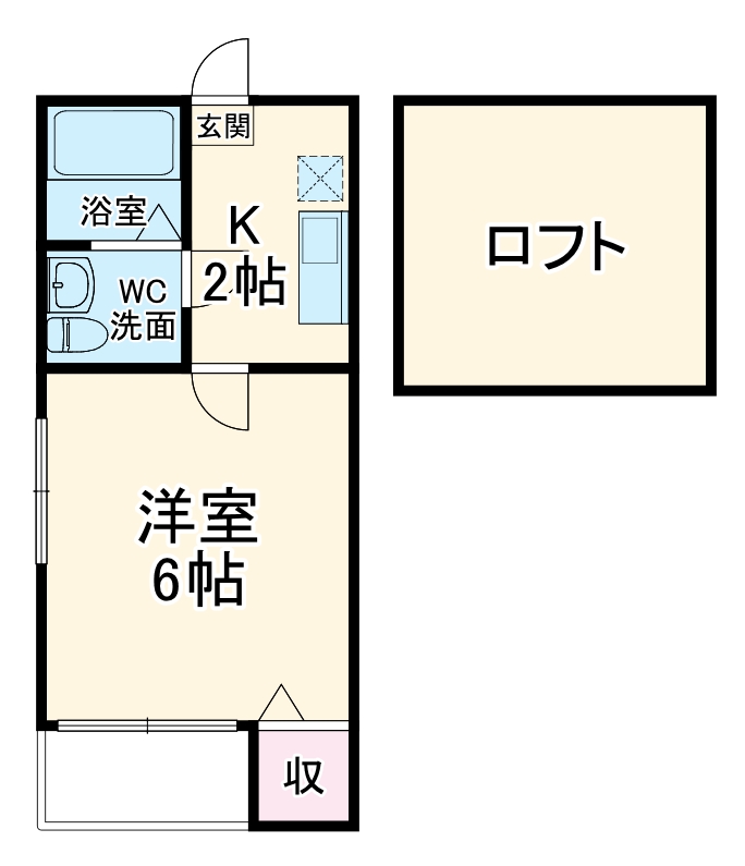 コーポLSRの間取り