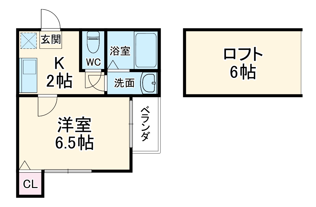 シャトー塩池の間取り