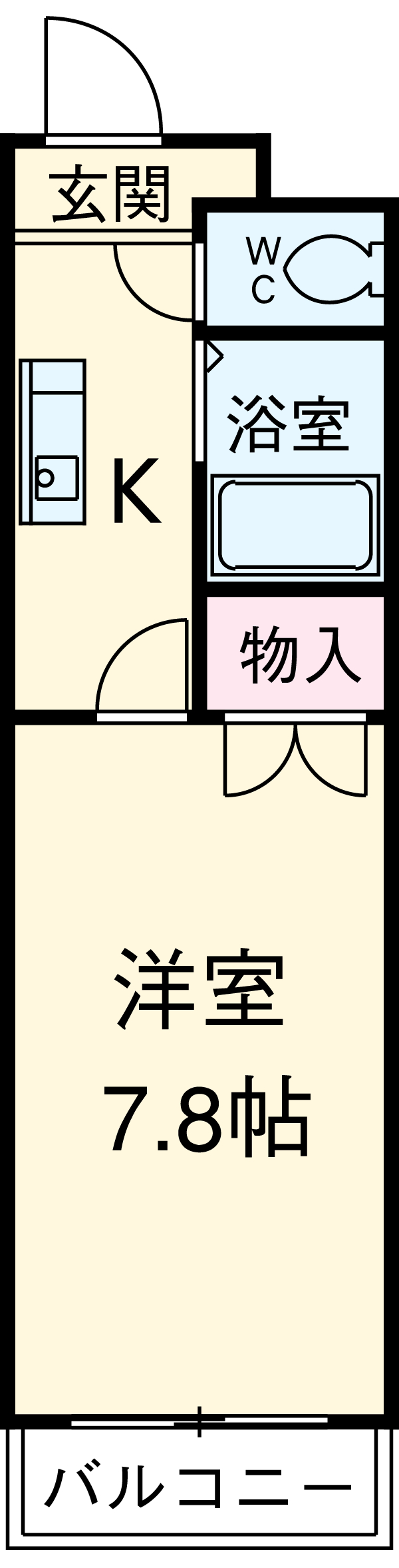 ルミエール六番町の間取り