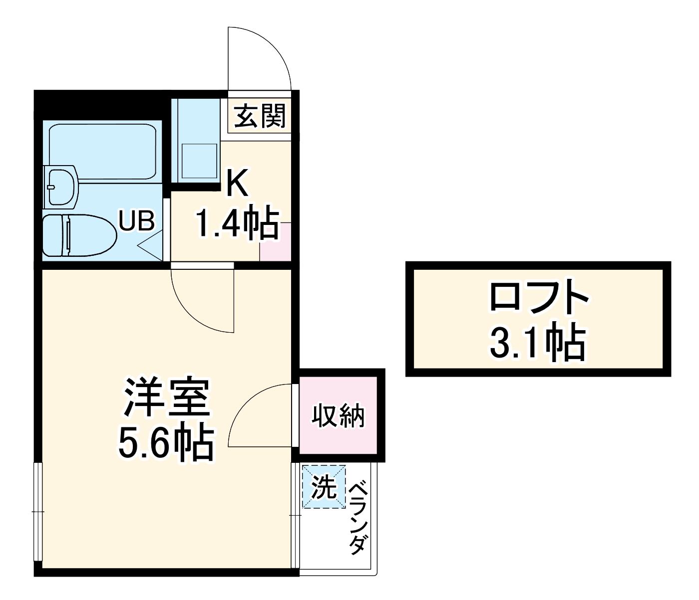 ロイヤルヒルズの間取り