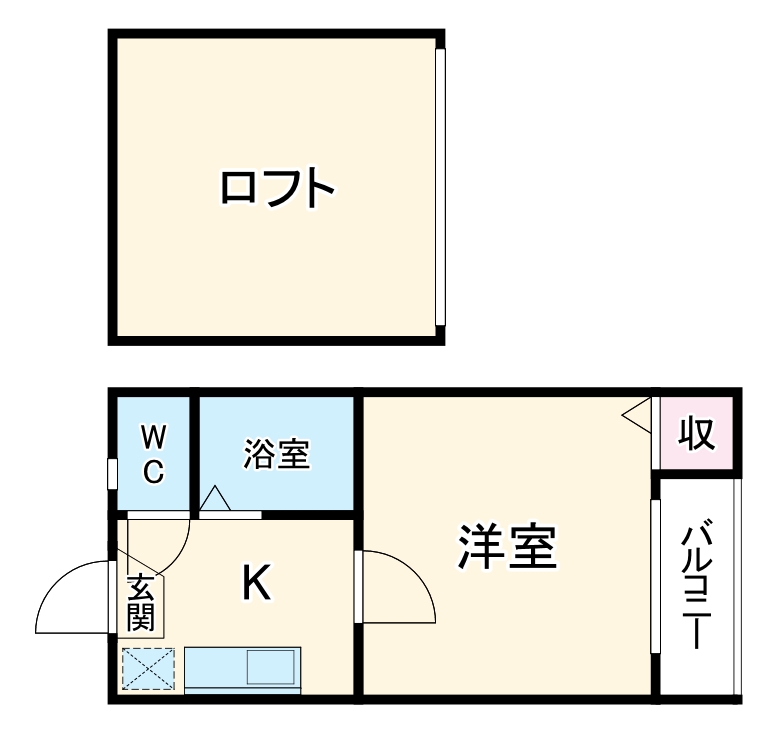 Loft2本陣の間取り